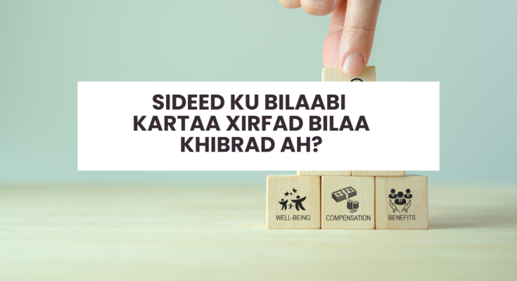 Sideed ku Bilaabi Kartaa Xirfad Bilaa Khibrad Ah?