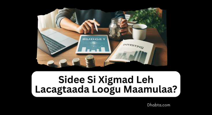 Sidee Si Xigmad Leh Lacagtaada Loogu Maamulaa?